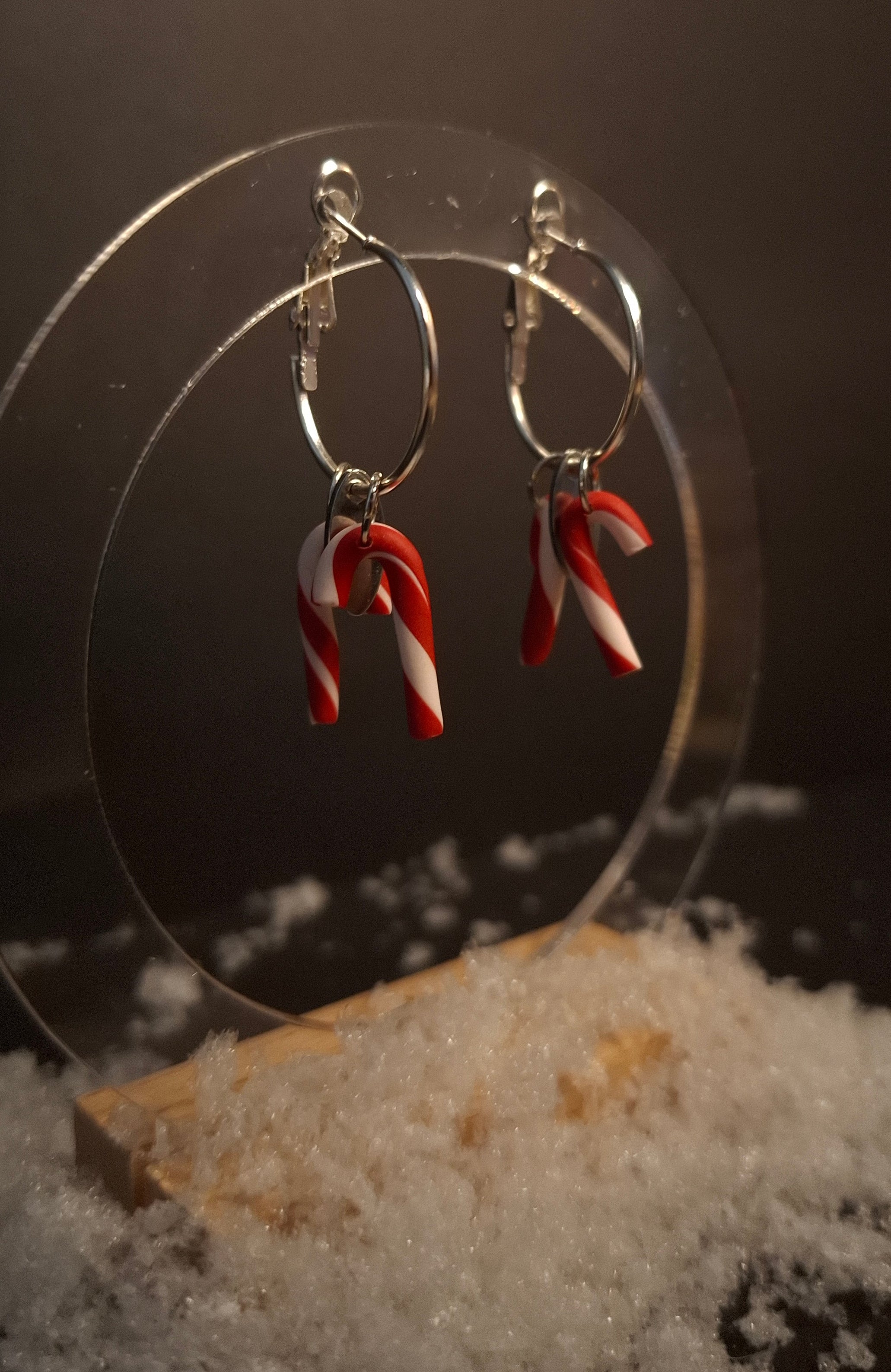 Candy cane hoops