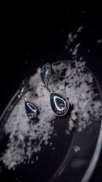 Silver & Blue dangles