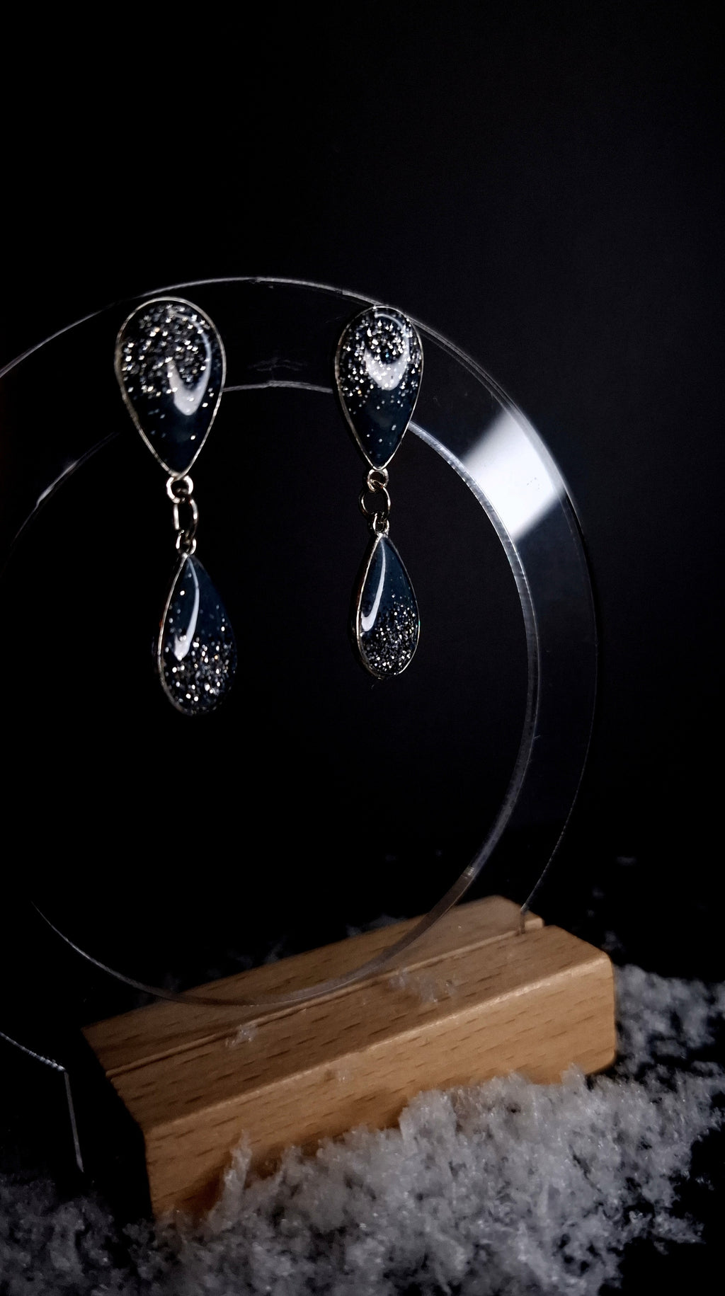 Silver & Blue dangles