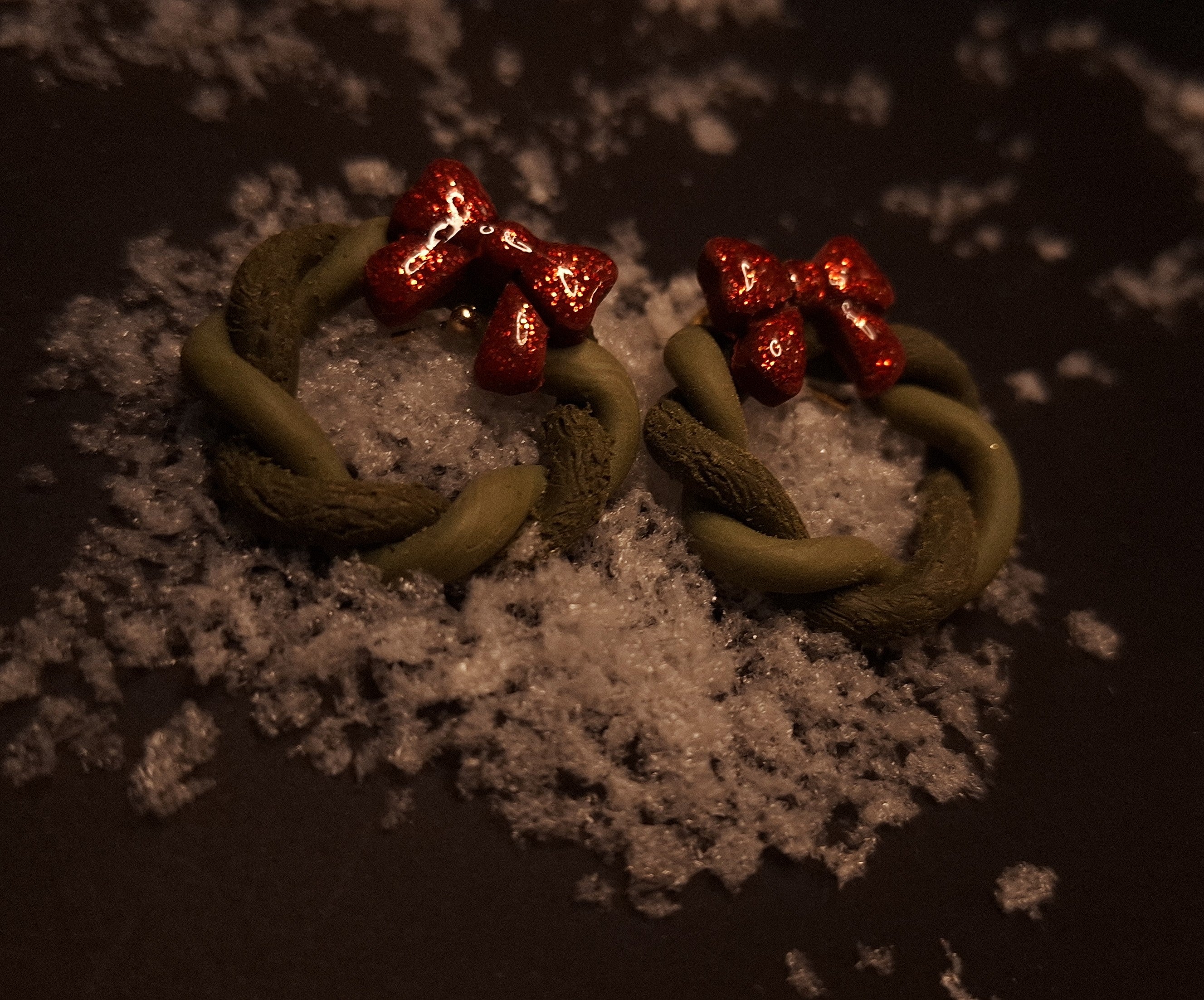 Christmas green & red